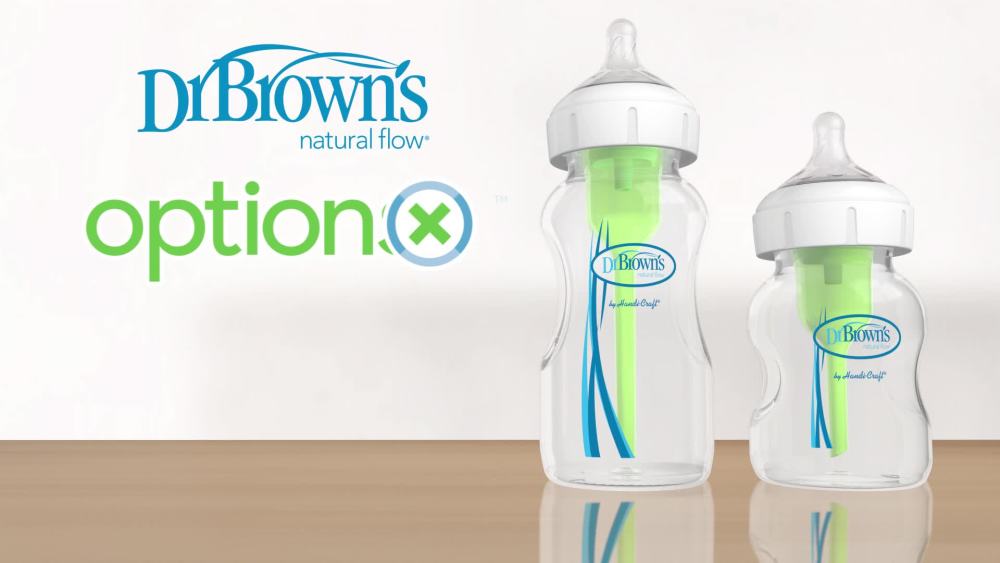 Dr. Brown-s Options+ Wide-Neck Baby Bottle. 5 Ounce. 2-Pack