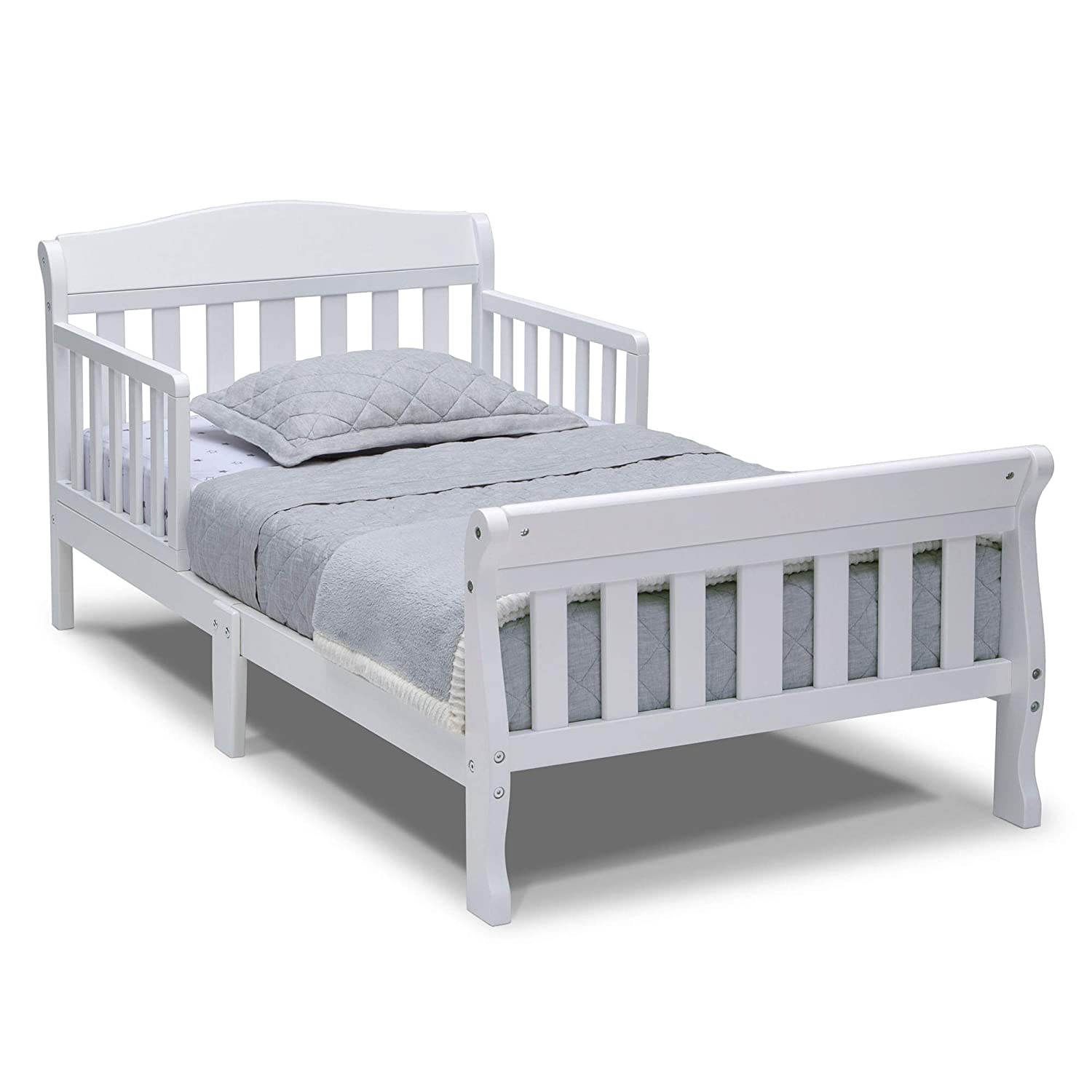 Delta Children Canton Toddler Bed - Greenguard Gold Certified. White