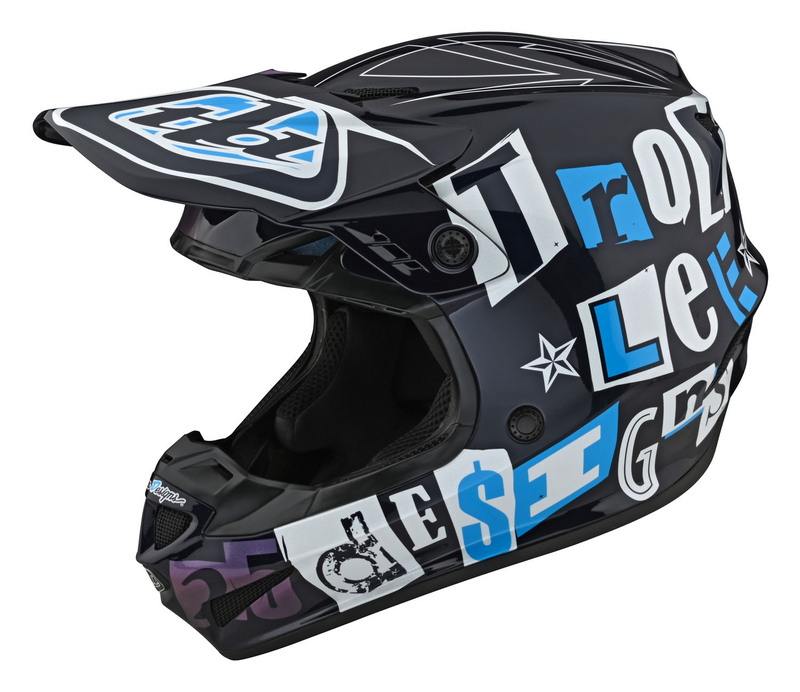 Troy Lee Designs GP Anarchy Navy Helmet size Large