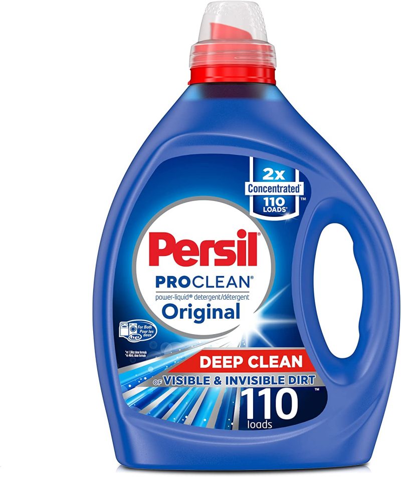 Persil Liquid Laundry Detergent. ProClean Scent. 2X Concentrated. 110 Loads