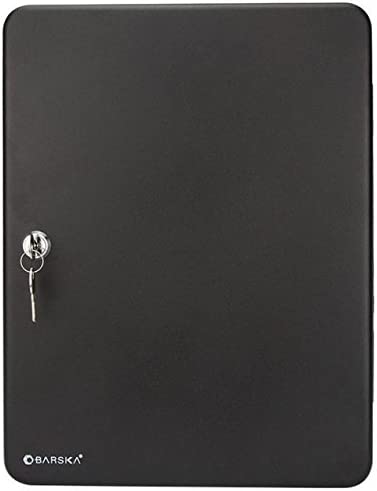 Barska CB12484 Key Lock 48 Position Adjustable Key Cabinet Lock Box Black