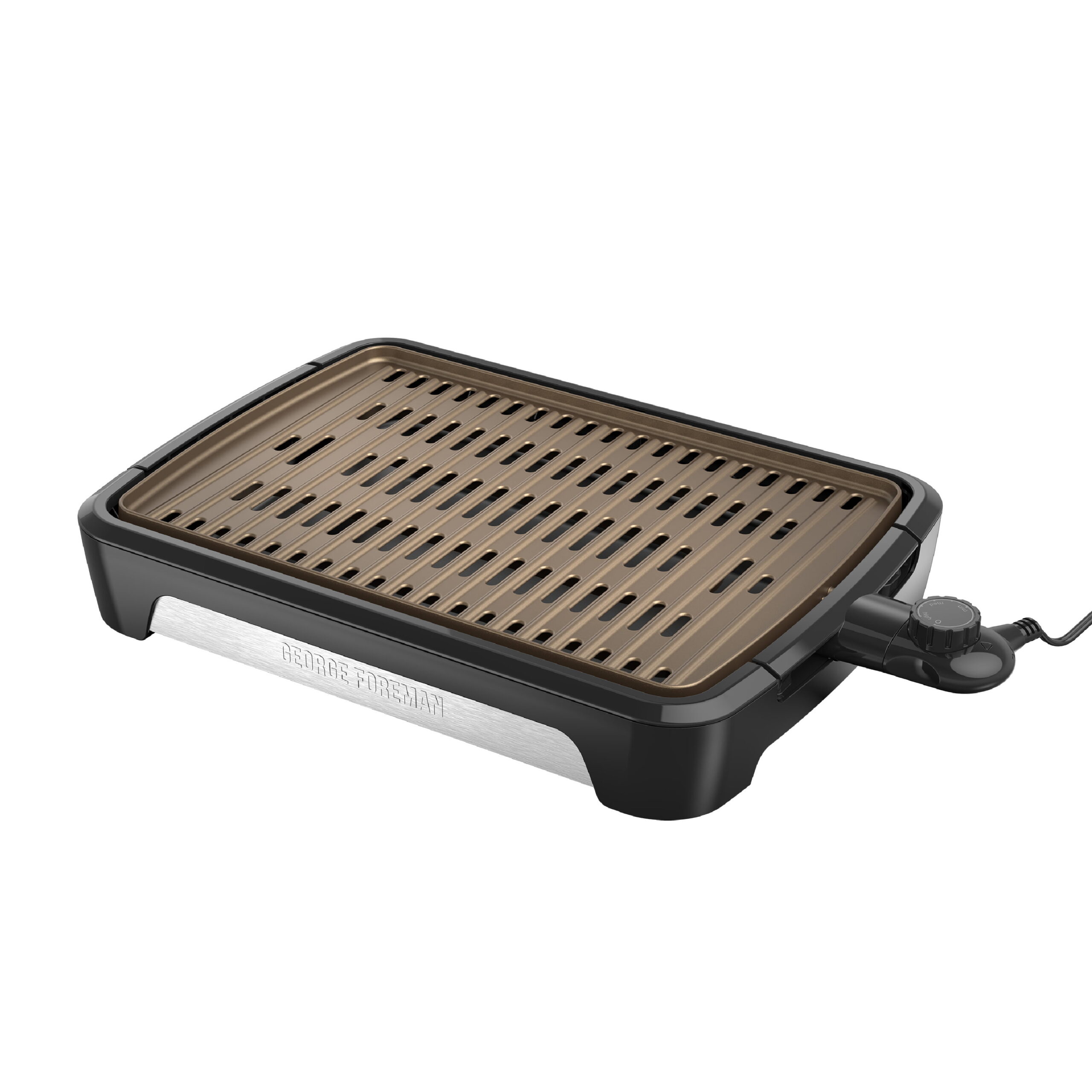 George Foreman Party Size Open Grate Smokeless Grill. Black. GFS0172SB