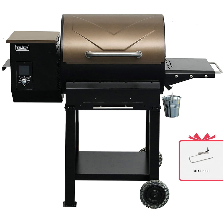 Asmoke AS550 Wood Pellet Grill Smoker 515 sq. in. Bronze