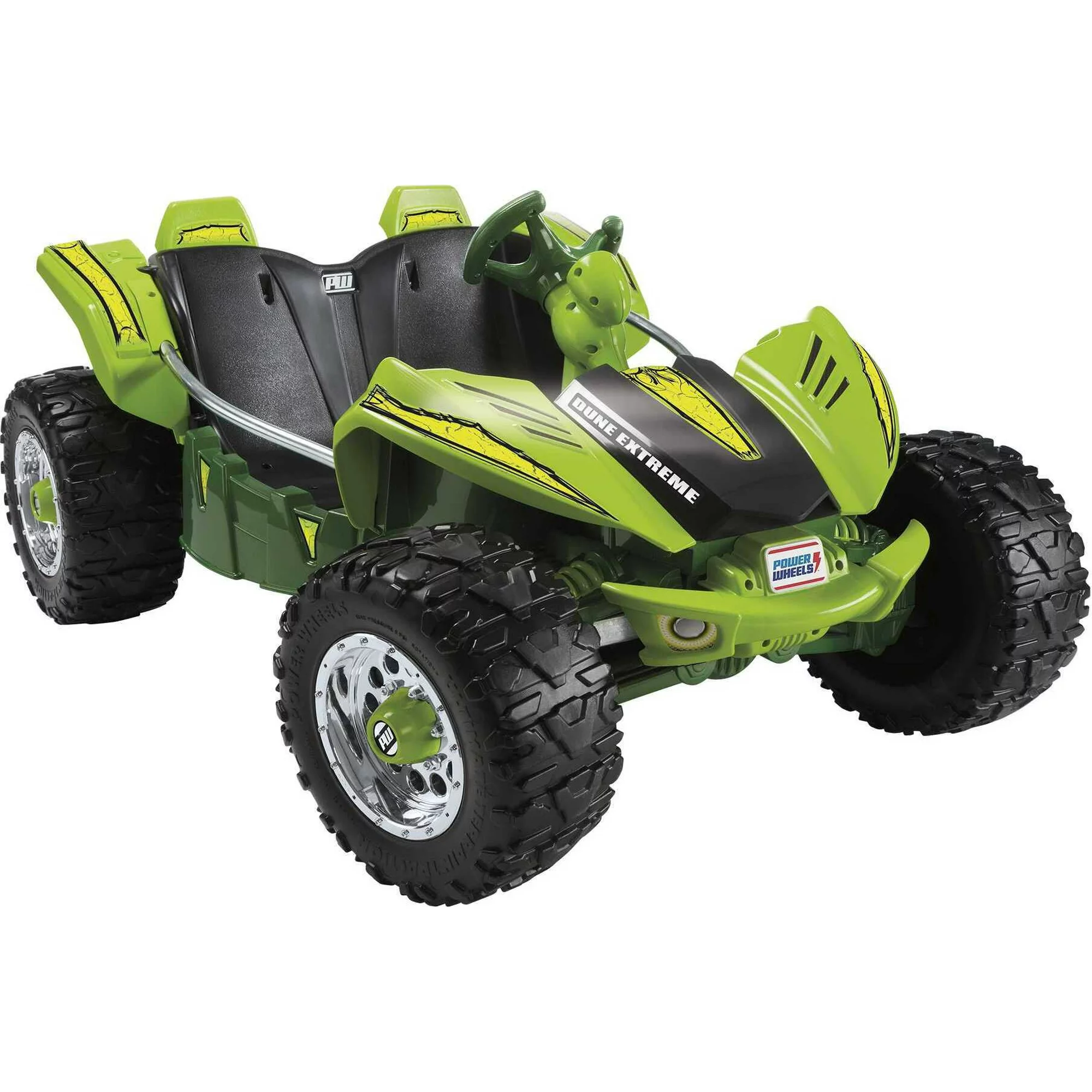 Power Wheels Dune Racer Extreme Battery-Powered Ride-On Vehicle with Storage Area. Green