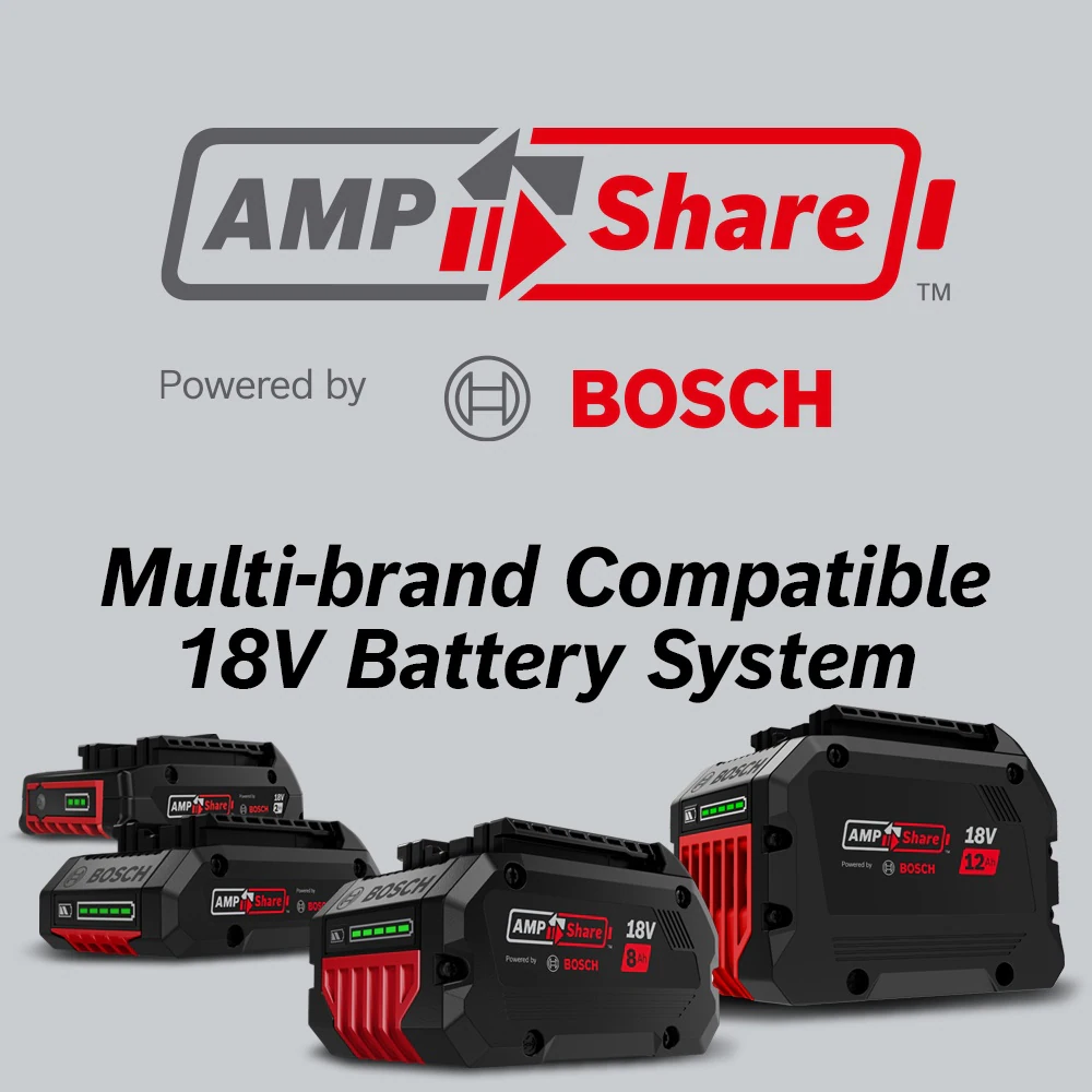 Bosch 18 8 Amp-Hour; Lithium-ion Battery Charger (Charger Included)