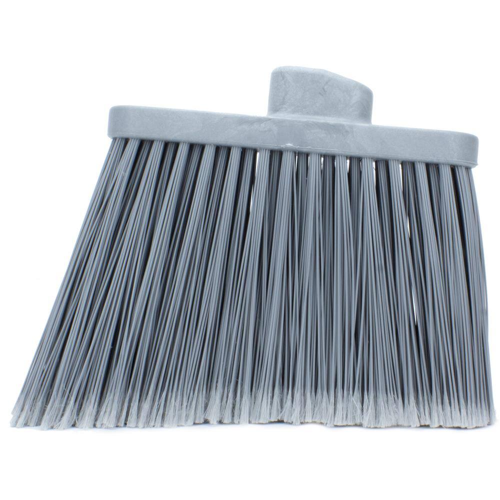 CFS Brands 36867EC23 Sparta 12 in. Gray Polypropylene Flagged Upright Broom Head (12-Pack)