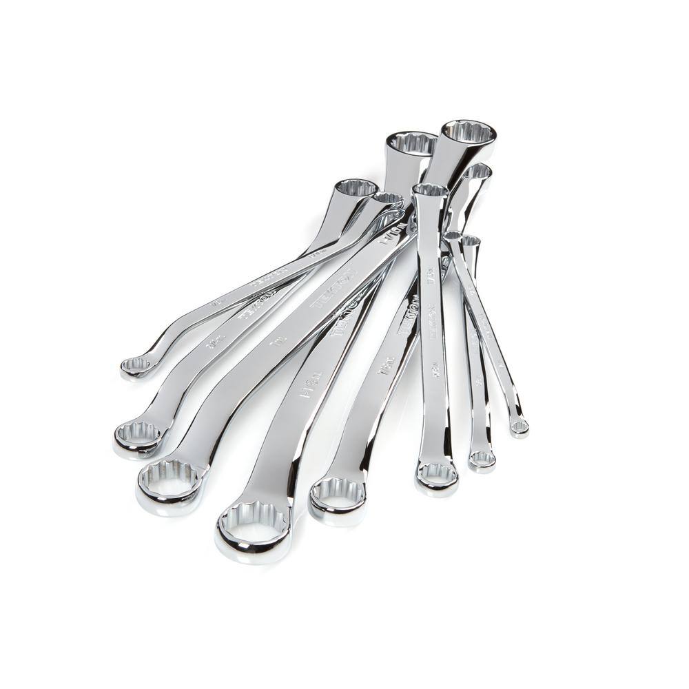 TEKTON 45-Degree Offset Box End Wrench Set. 8-Piece (1/4 - 1-1/4 in.) - Holder