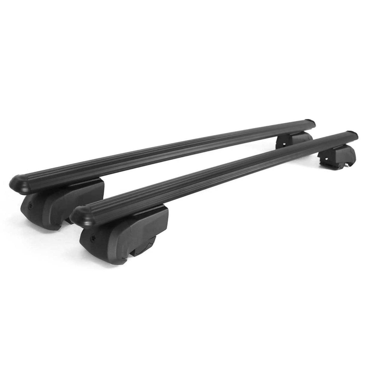 Black Roof Rail Rack Cross Bars Luggage Carrier Fits Hyundai Palisade 2020-2023
