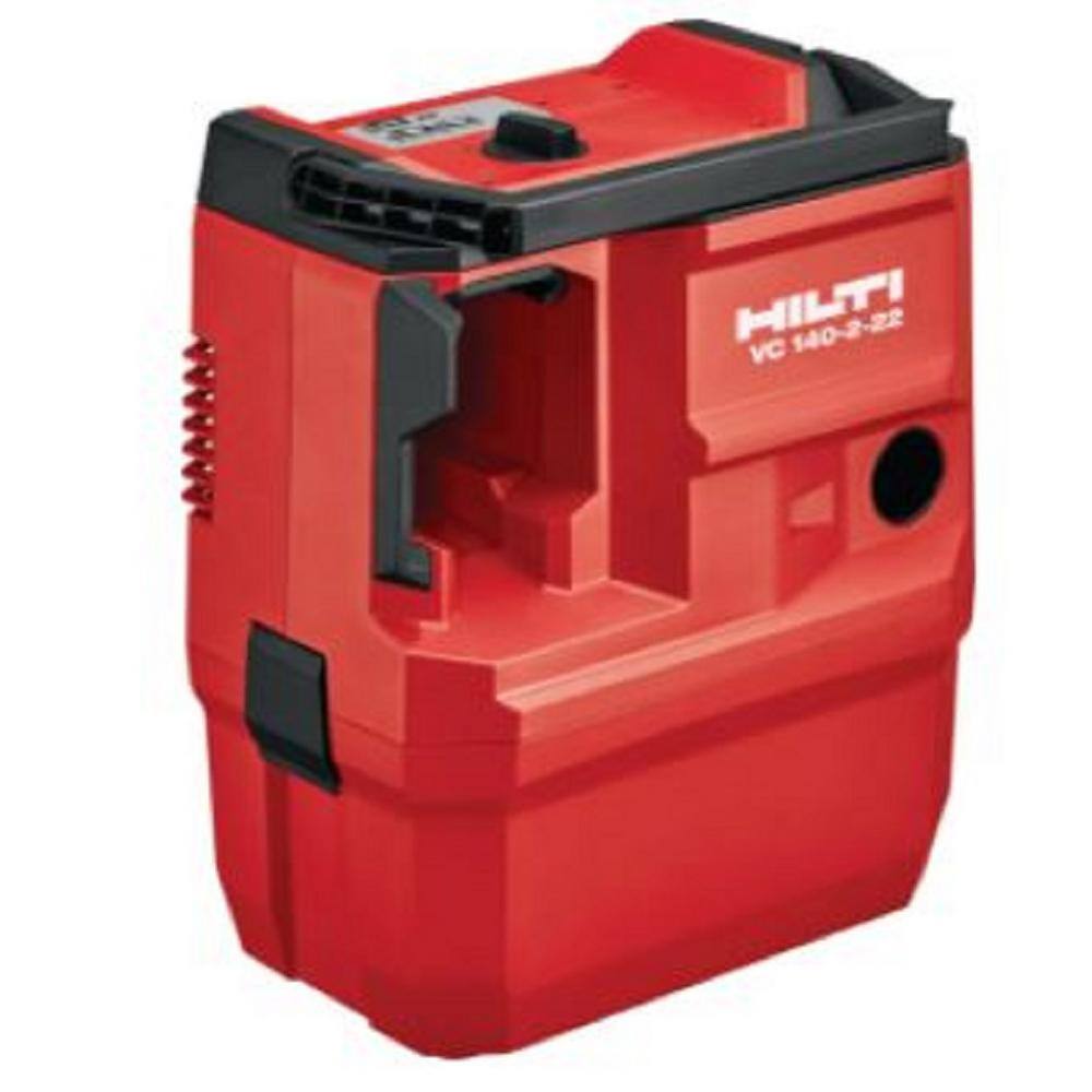 Hilti 2254438 22-Volt NURON Li-Ion Cordless VC140 CFM 2 Gal 2.47 PSI Dust Vacuum w/Hose. Filter and Fleece Bag (Battery Not Included)