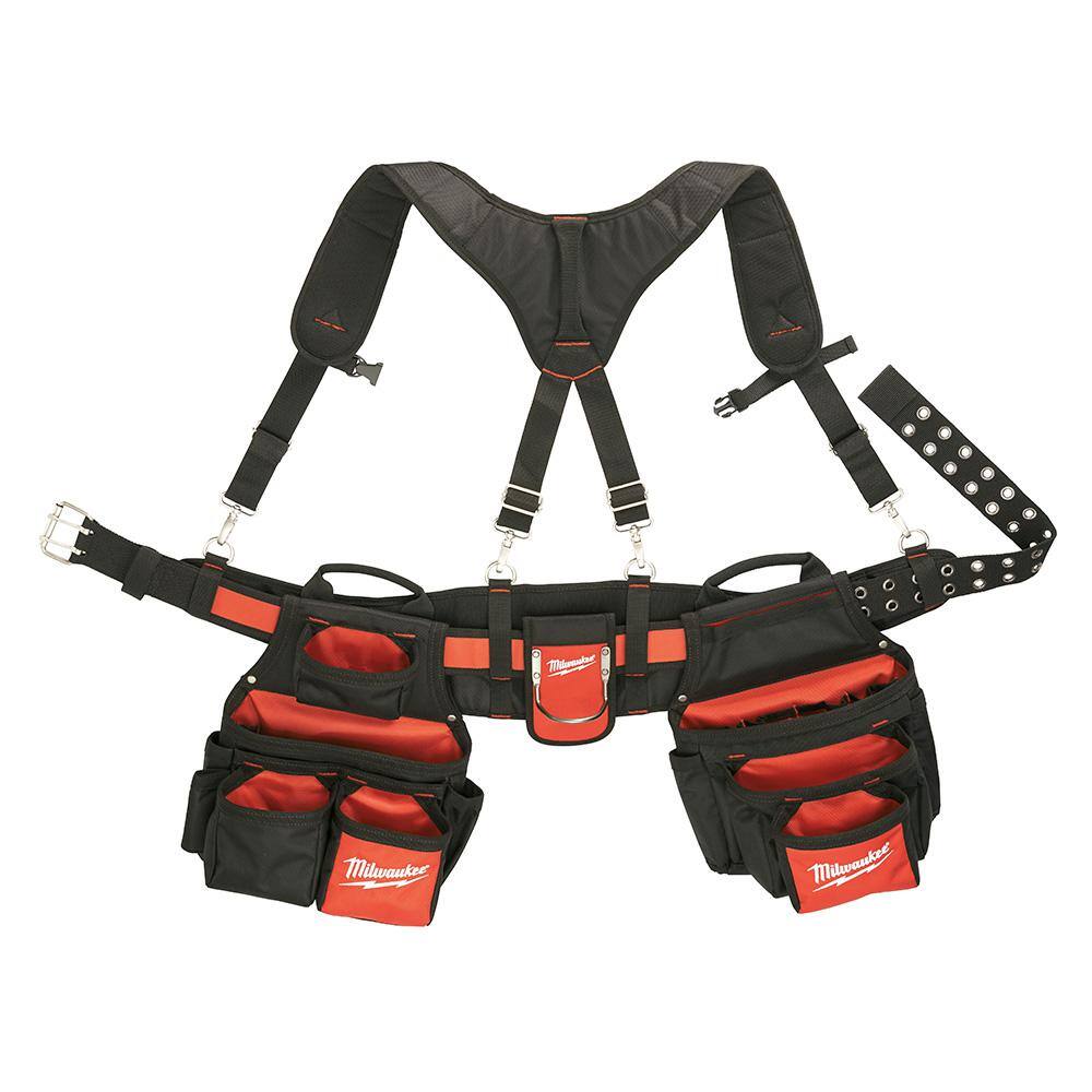 Milwaukee 48-22-8120 General Contractor Work Belt with Suspension Rig
