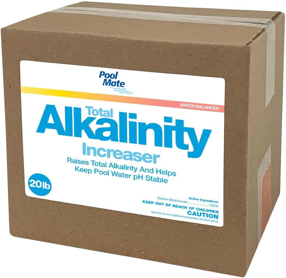 Pool Mate 1-5220B 20 Pounds Swimming Pool Alkalinity Increaser. 20-Pounds