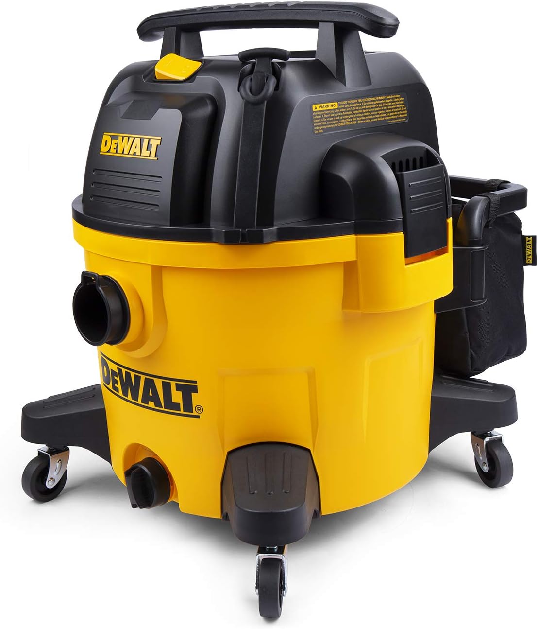 DEWALT 9 Gallon DXV09PZ New Version Poly Wet/Dry Vac. Heavy Duty Shop Vacuum for Jobsite/Workshop. Yellow