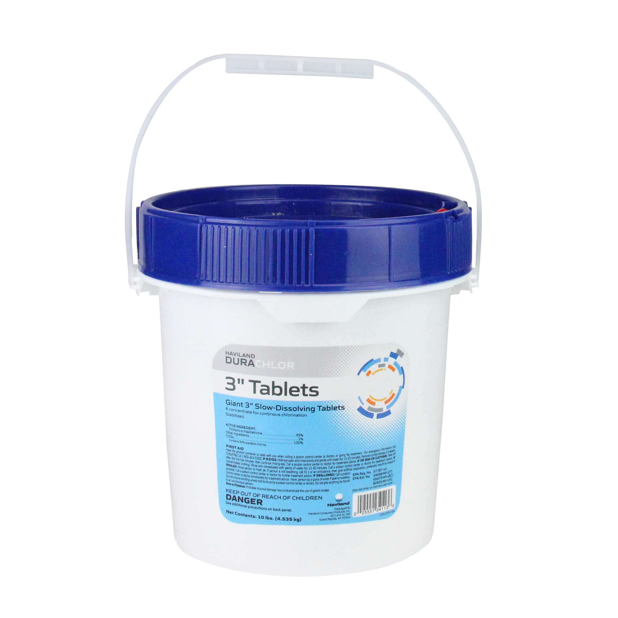 Haviland Durachlor Swimming Pool 3 Chlorine Tablets 10 lbs