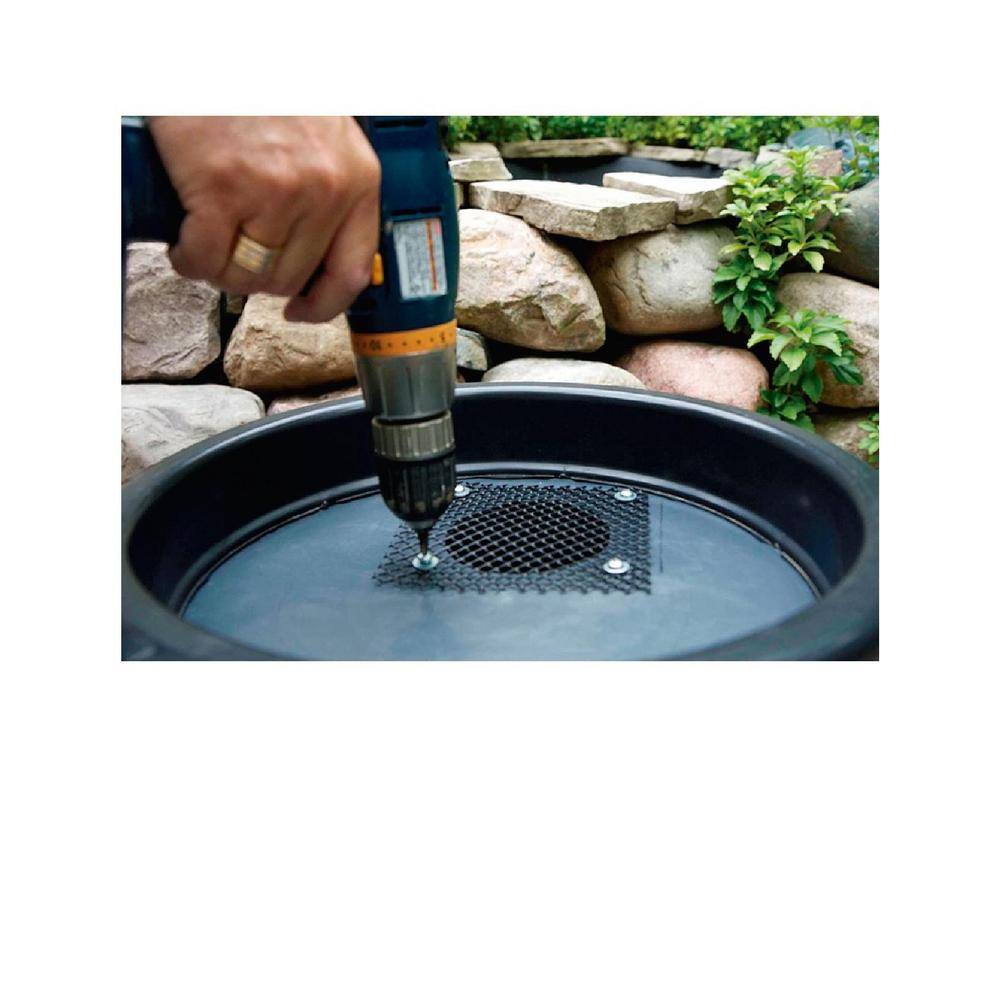 mirainbarrel RB-3 Rain Barrel. DIY Kit. Used Food Grade Barrel. Upcycled. 63 Gal. Size