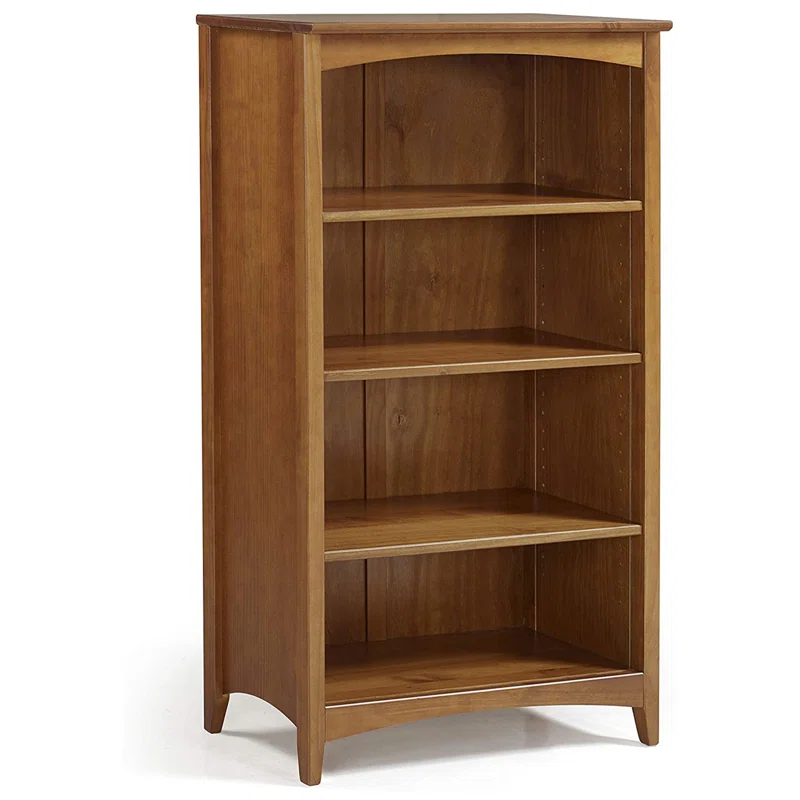 Winston Porter Mccrory 48” W Solid Wood Standard Bookcase