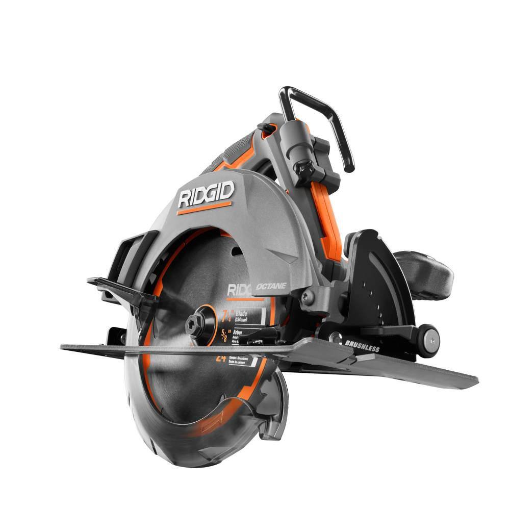 RIDGID R8654B 18V OCTANE Brushless Cordless 7-1/4 in. Circular Saw (Tool Only)