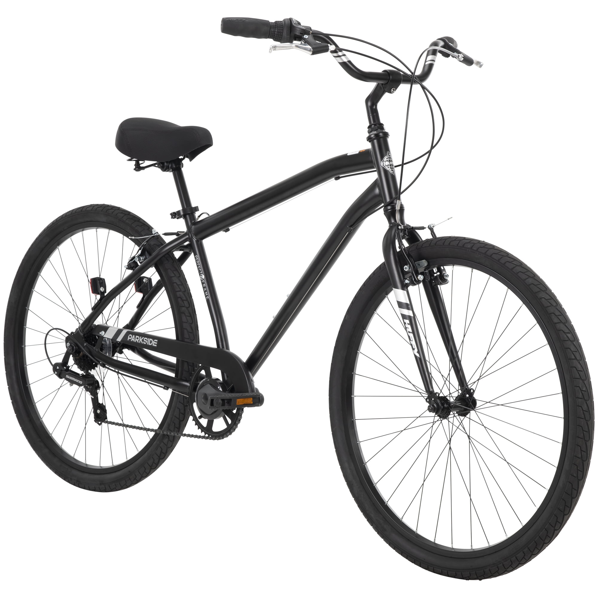 Huffy 27.5″ Mens Parkside&trade; 7-Speed Bike. Matte Black