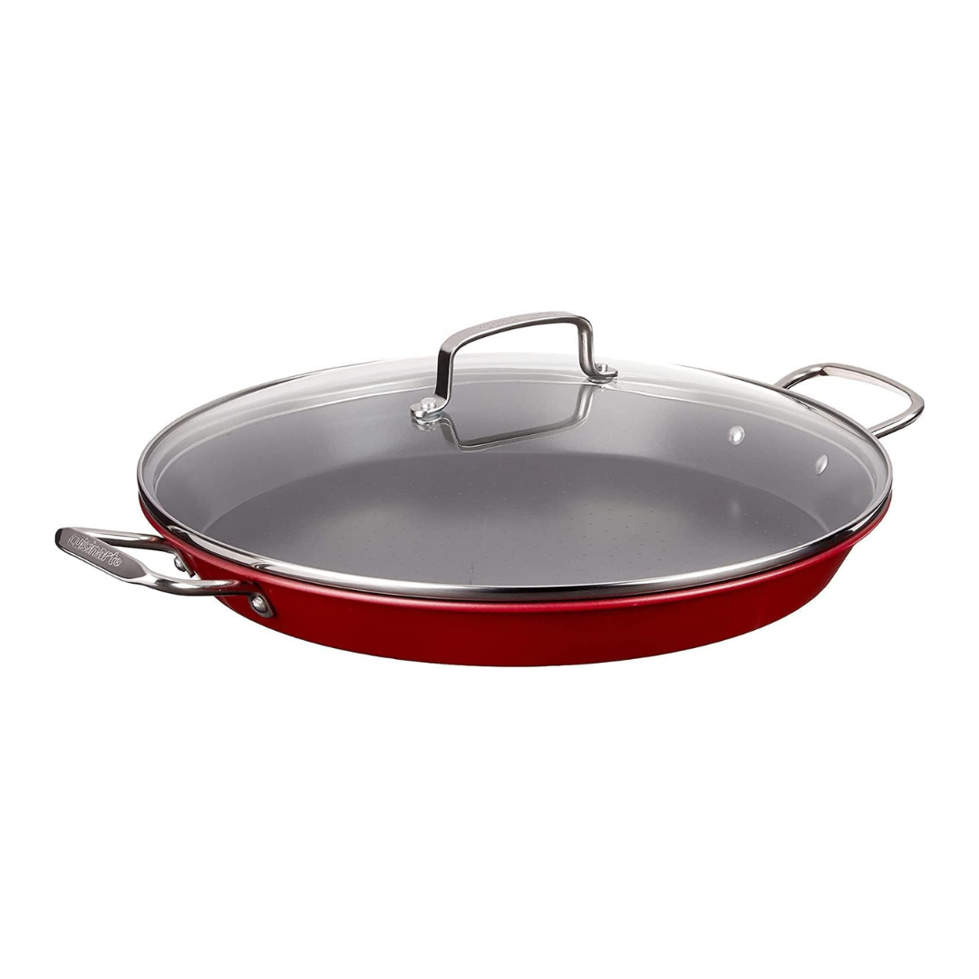 Cuisinart Non-Stick Stainless Steel Paella Pan with Lid