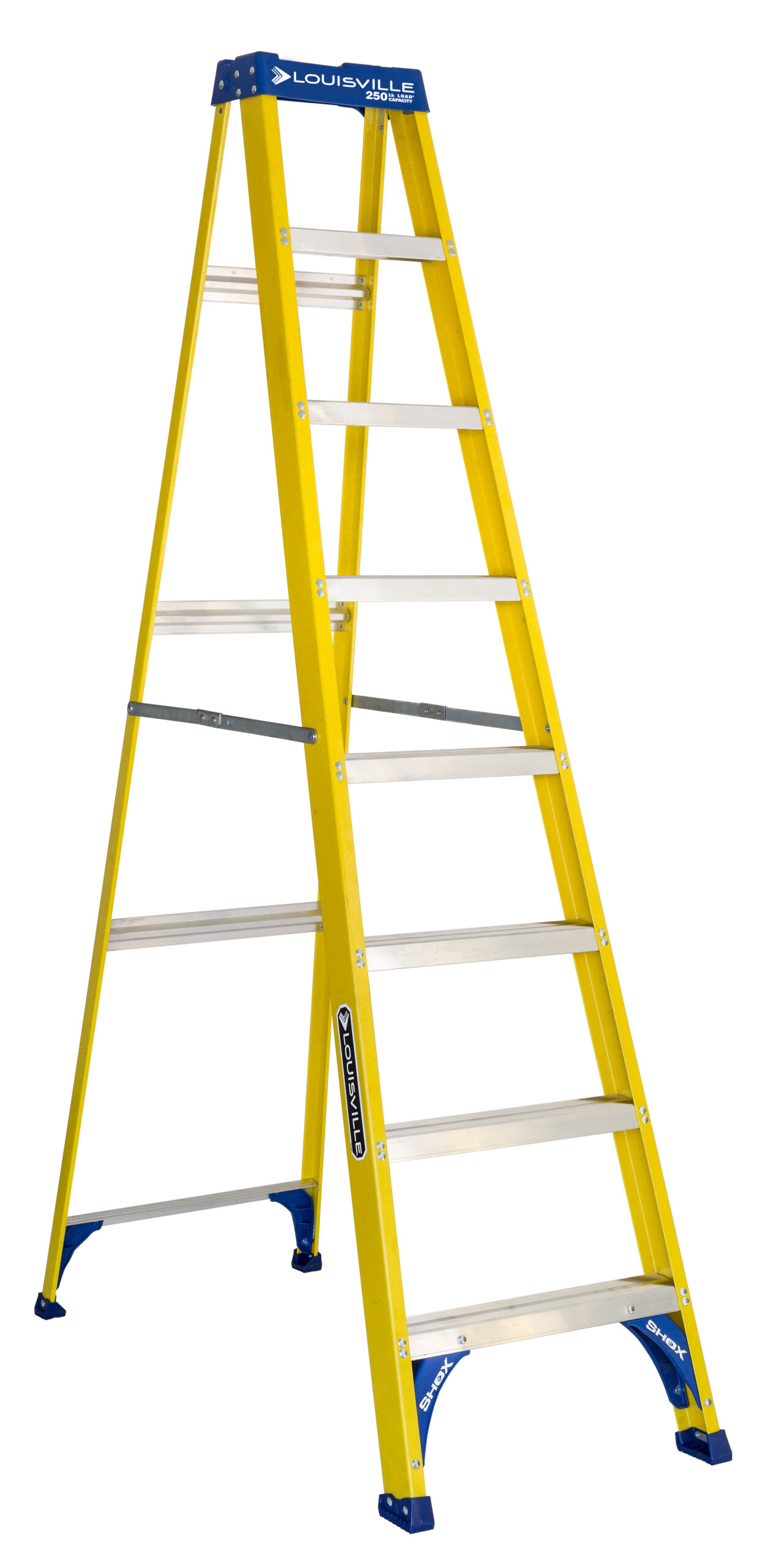 Louisville Ladder. 8 Ft. Fiberglass Step Ladder. Type I. 250 Lb Load Capacity. Fs2008