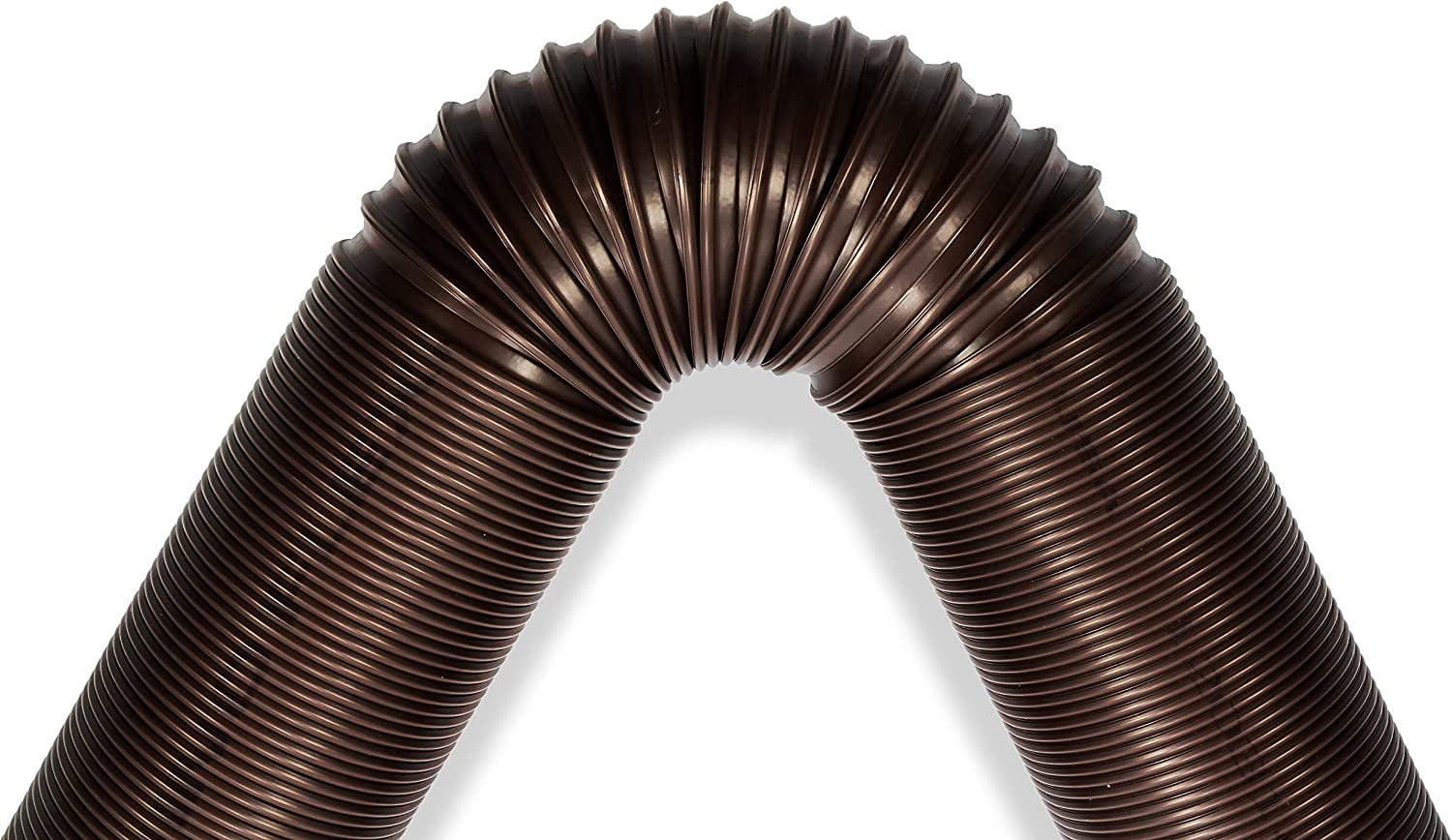 Camco 20′ (39742) RhinoFLEX 20-Foot RV Sewer Hose Kit. Swivel Transparent Elbow