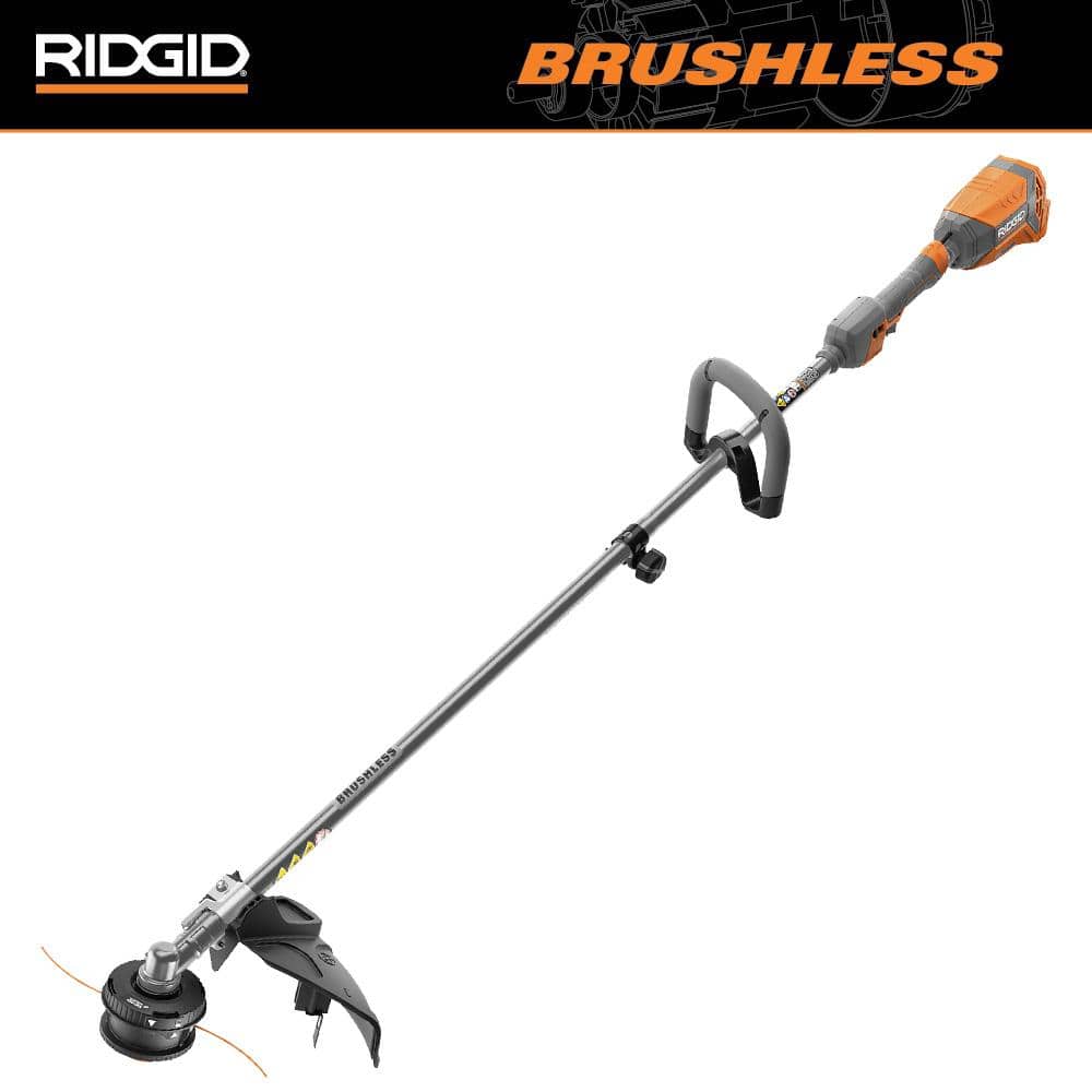 RIDGID R01201B 18V Brushless 14 in. Cordless Battery String Trimmer (Tool Only)