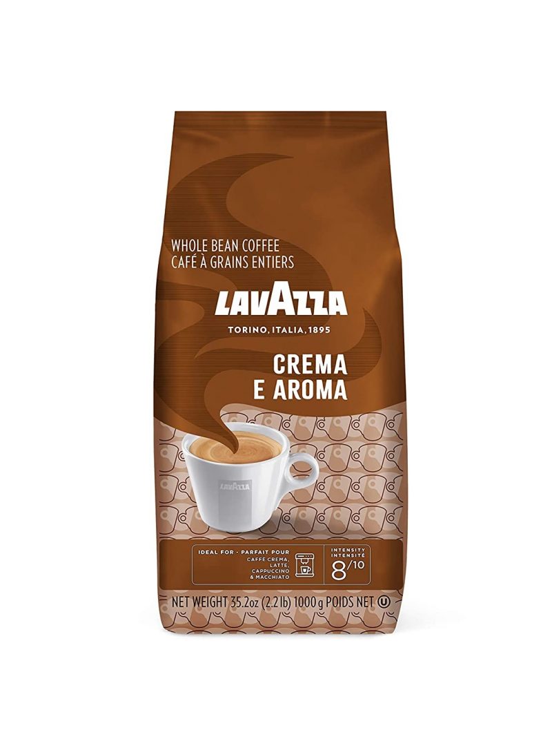 Lavazza Italian Crema E Aroma Whole Bean Coffee Blend. Medium Roast. 2.2-Pound Bag