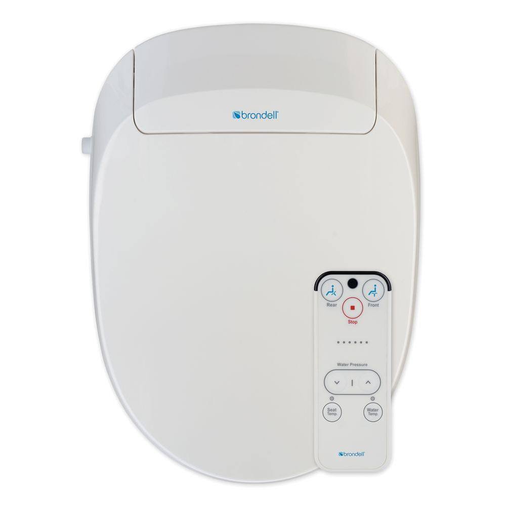 Brondell S300-EW Swash 300 Advanced Electric Bidet Seat for Elongated Toilet in White