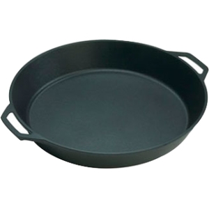 Lodge Seasoned Cast Iron 17″ Dual Handle Pan