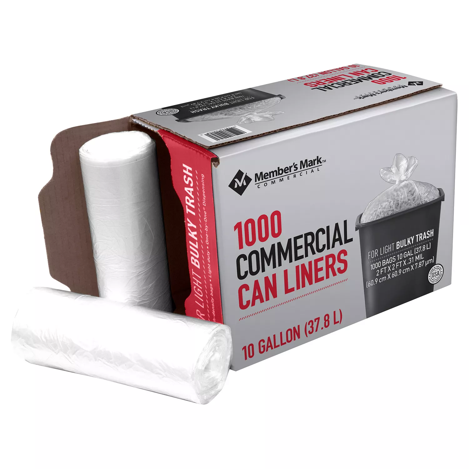 Member-s Mark 7-10 Gallon Commercial Trash Bags (1000 ct.)