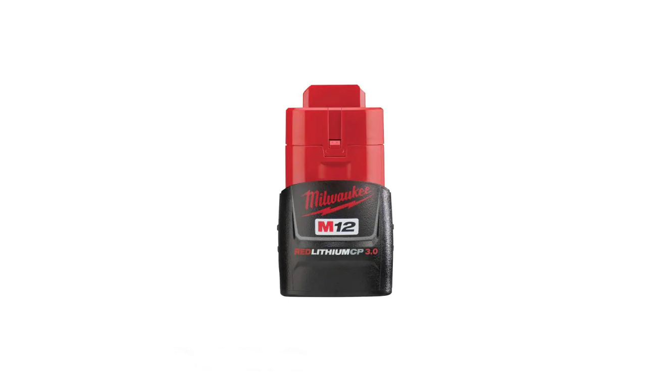 Milwaukee 48-11-2430 M12 12-Volt 3.0Ah Lithium-Ion Compact Battery Pack