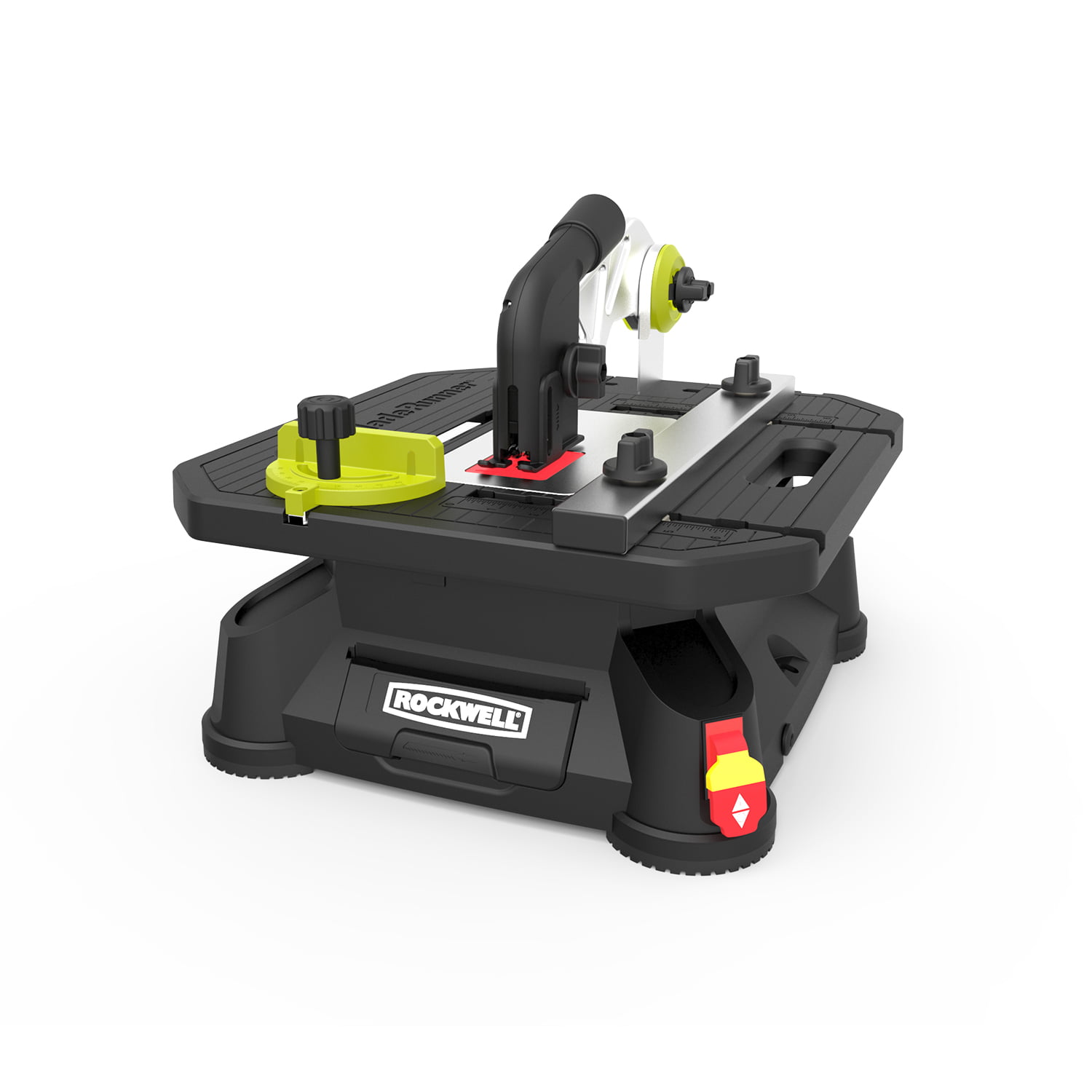 Rockwell Bladerunner X2 Portable Tabletop Saw With Steel Rip Fence. Miter Gauge. RK7323