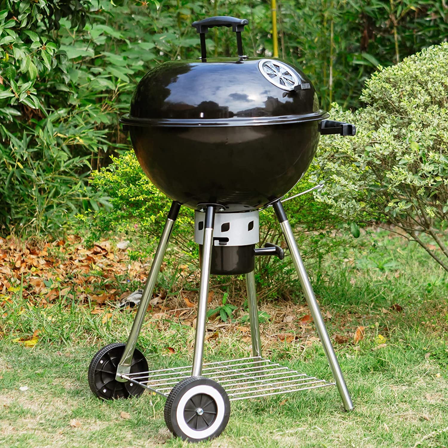 MF Studio 18 Inch Portable Kettle Charcoal BBQ Grill