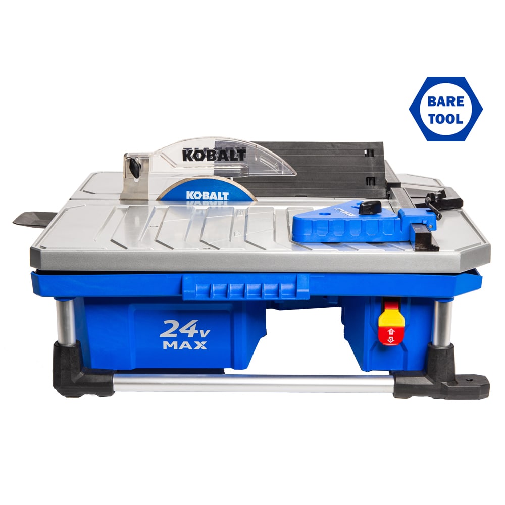 Kobalt 7-in Wet Tabletop Sliding Table Cordless Tile Saw
