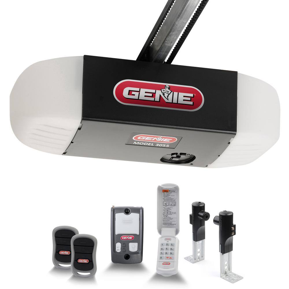 Genie 3055-TKSV SilentMax 750 3/4 HPc Ultra-Quiet Belt Drive Garage Door Opener with Wireless Keypad