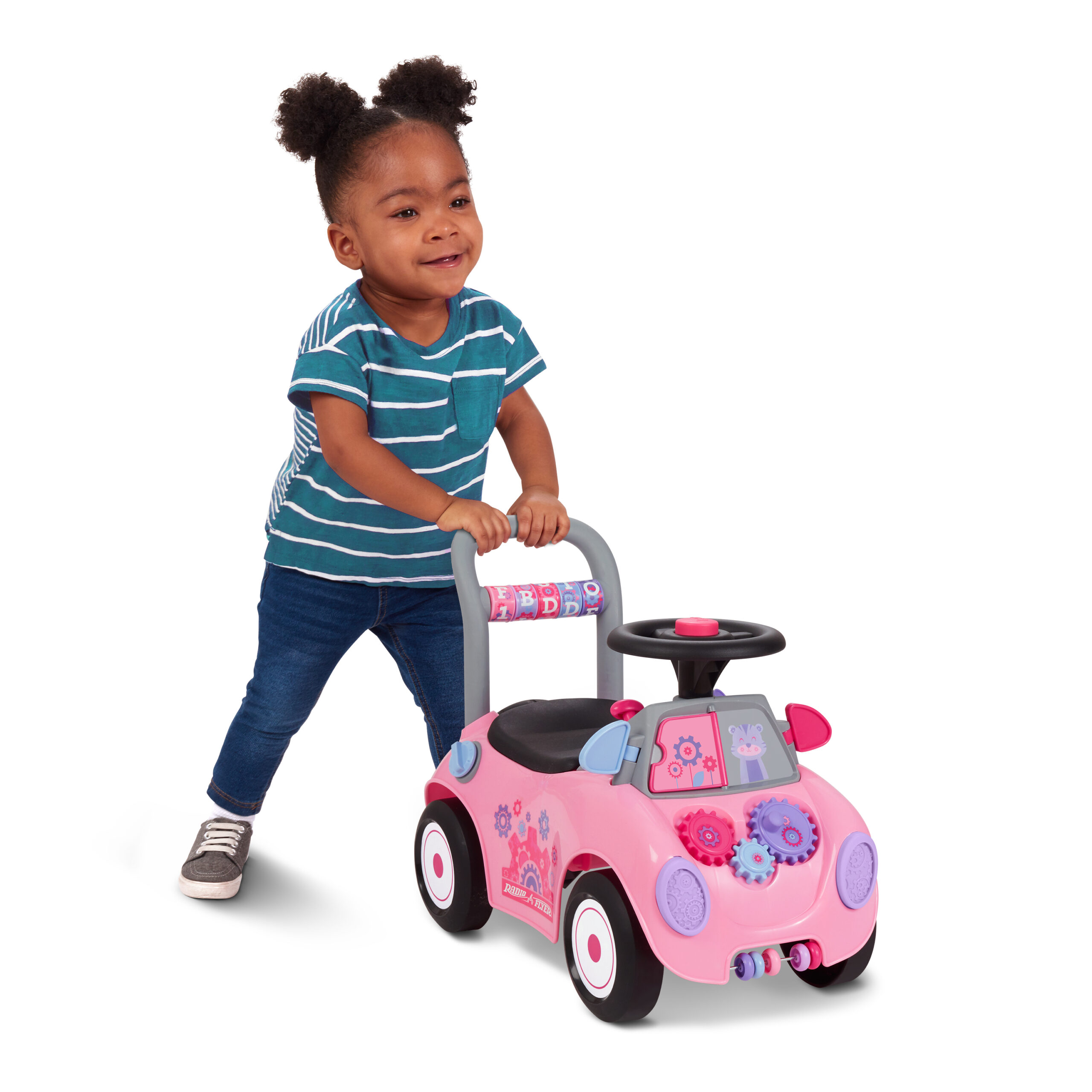 Radio Flyer. Creativity Car. Ride-on and Child Push Walker. Pink
