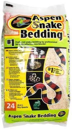 Zoo Med Aspen Snake Bedding. 24 quart