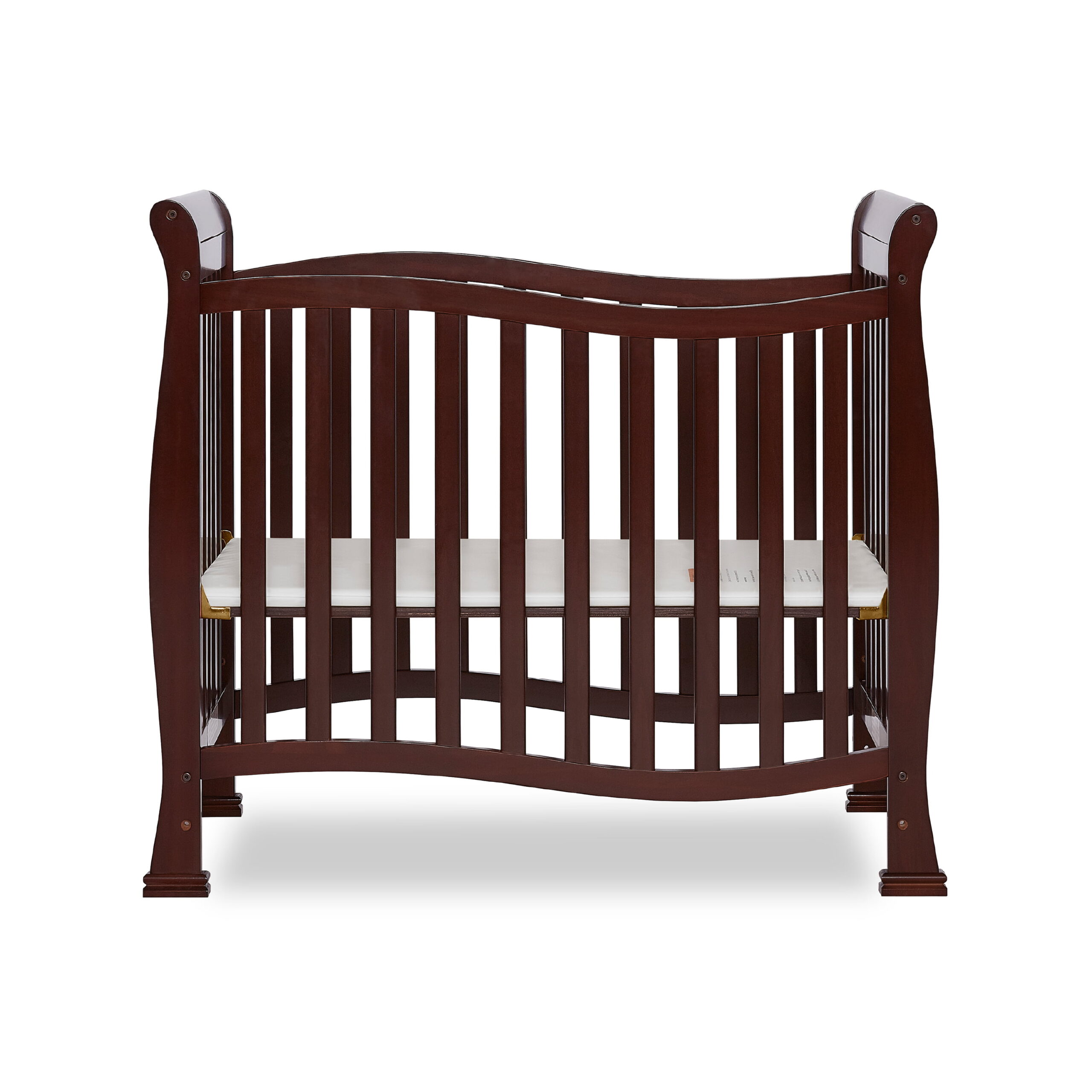 Dream On Me Piper 4-in-1 Convertible Mini Crib. Espresso