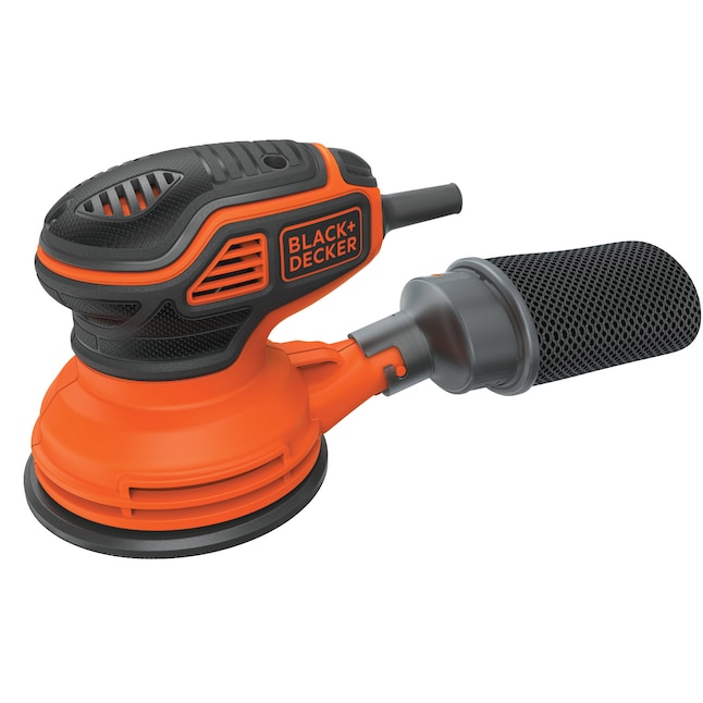 BLACK+DECKER Power Sanders BDERO600 2.4-Amp Corded Orbital Sander with Dust Management