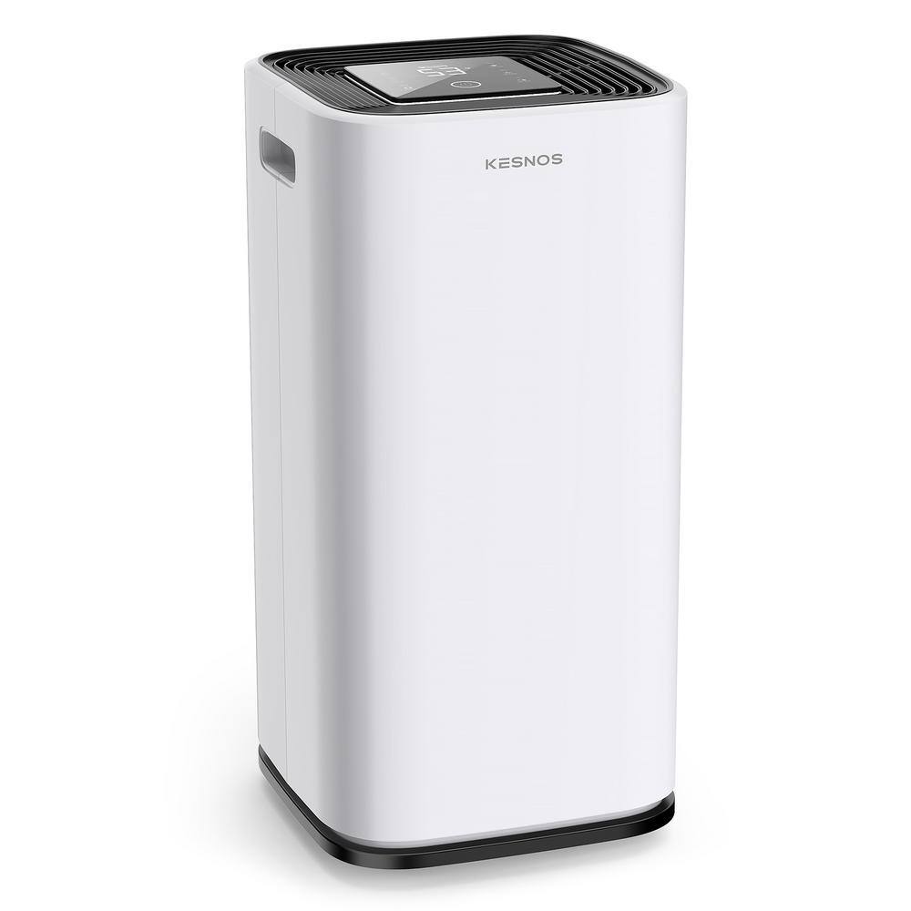 Kesnos HDCX-PD253D 70 Pint Capacity Residential Dehumidifier With Bucket And Drain Hose For 5.000 Square Foot Homes Or Bedrooms