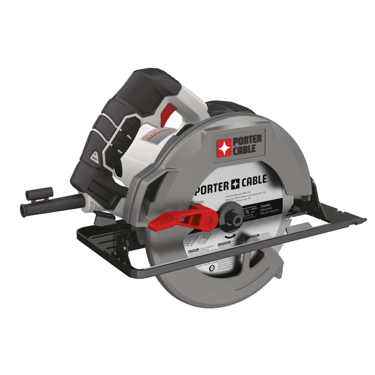 PORTER-CABLE 7-1/4-Inch Circular Saw. Heavy Duty Steel Shoe. 15-Amp (PCE300)