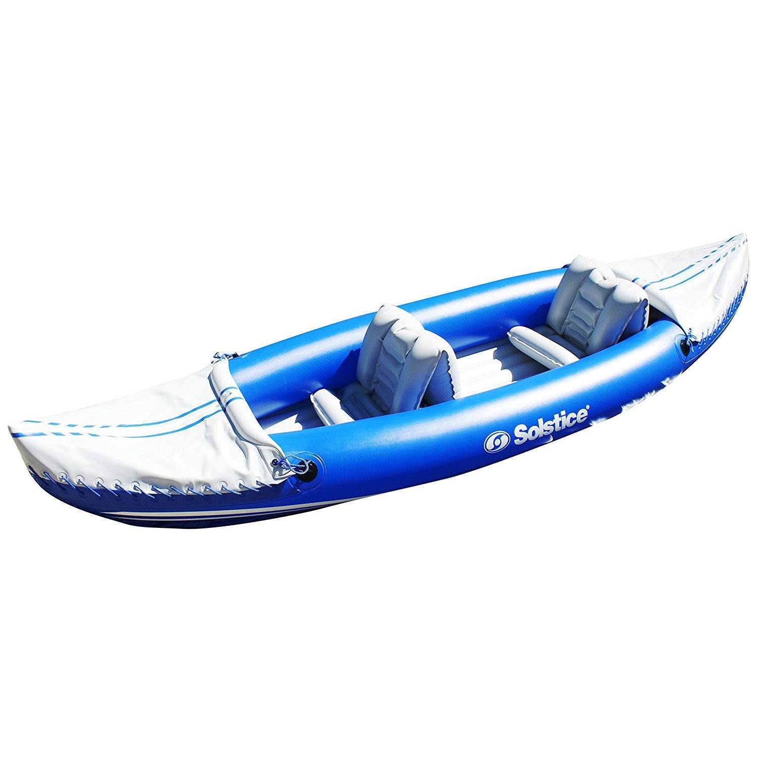 Solstice Whitewater Rapids Rogue 2-Person Convertible Inflatable Kayak (2 Pack)