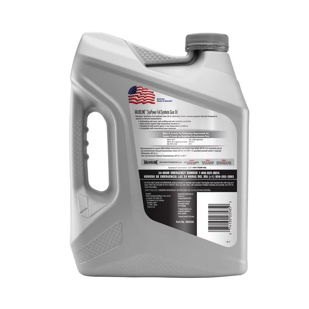 Valvoline Full Synthetic 75W-90 Gear Oil. 1 Gallon