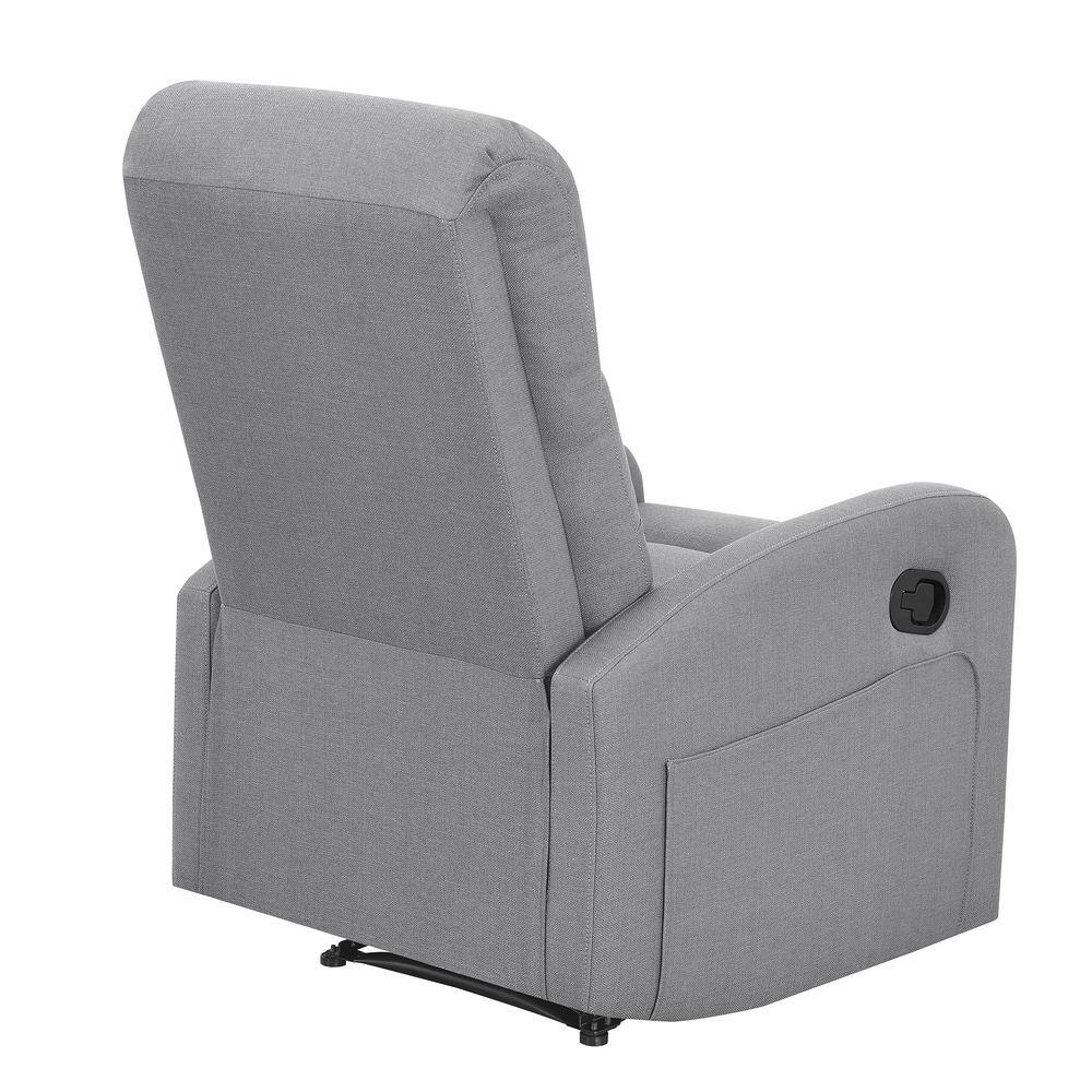 NewRidge Home Goods  NewRidge Grey Storage Recliner
