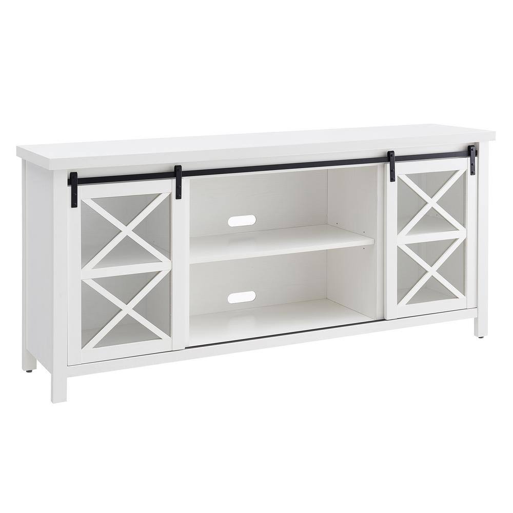 Meyer&Cross  Clementine 68 in. White TV Stand Fits TV-s up to 80 in.