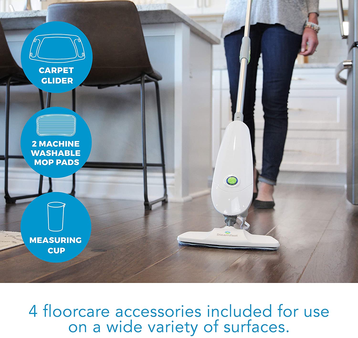 Steamfast SF-162 Steam Mop. Hard Floor Steam Cleaner