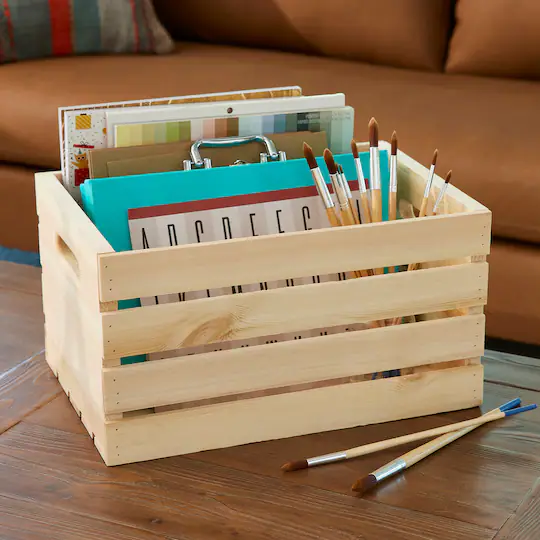 Make Market 12 Pack: 18″ Wooden Crate