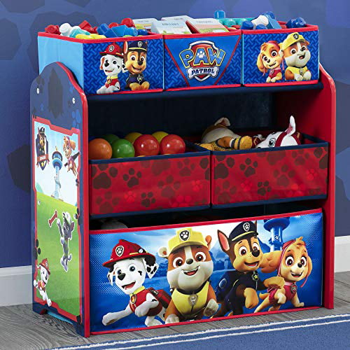 PAW Patrol 6 Bin Design & Store Toy Organizer by Delta Children. Greenguard Gold Certified