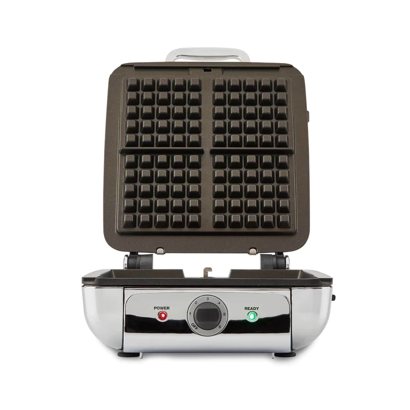 All-Clad 99010GT Stainless Steel Belgian Waffle Maker with 7 Browning Settings. 4-Square. Silver