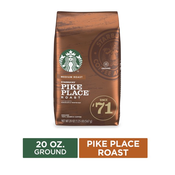 Starbucks Pike Place Medium Roast Ground Coffee (40 oz.)