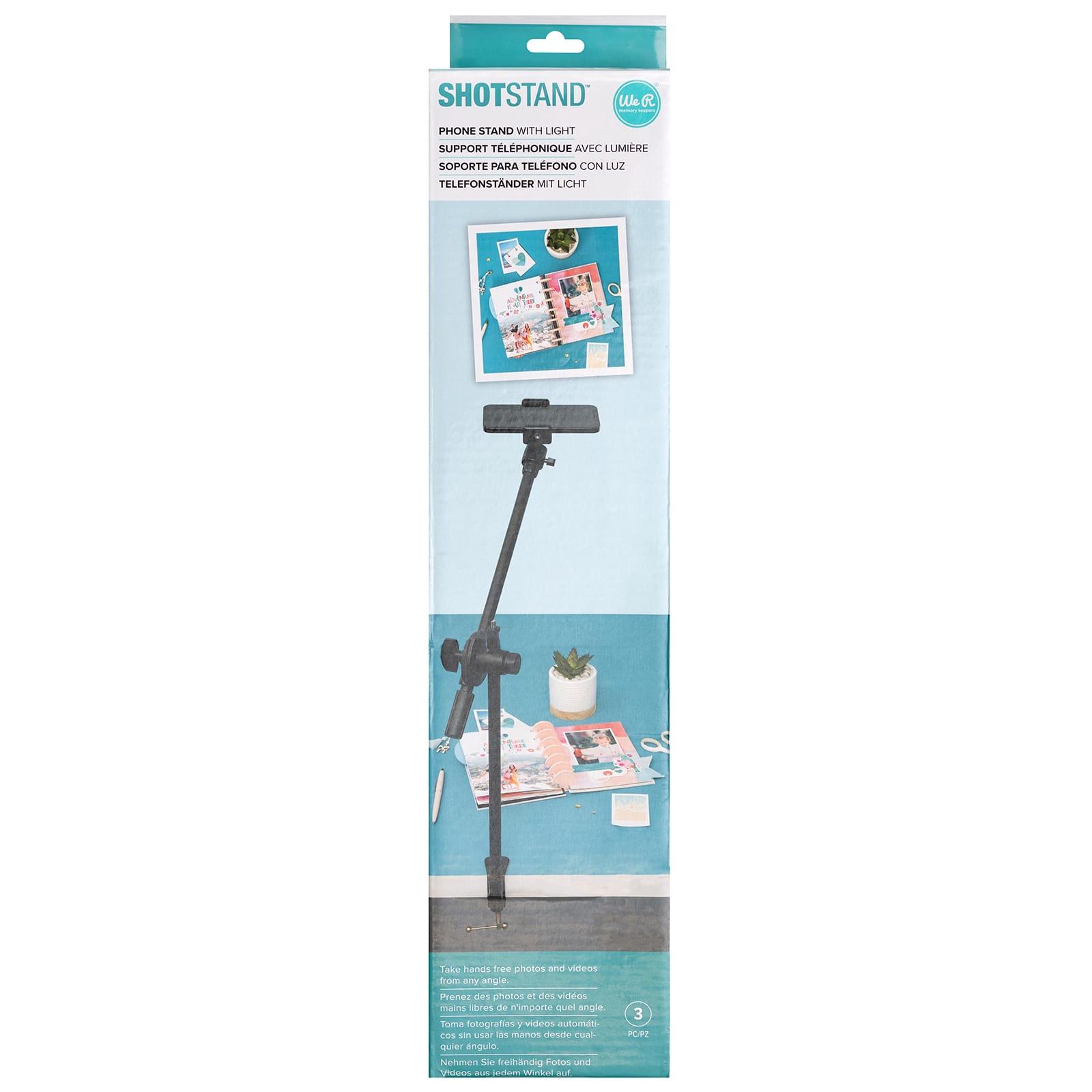 We R Memory Keepers ShotStand Phone Stand with Light
